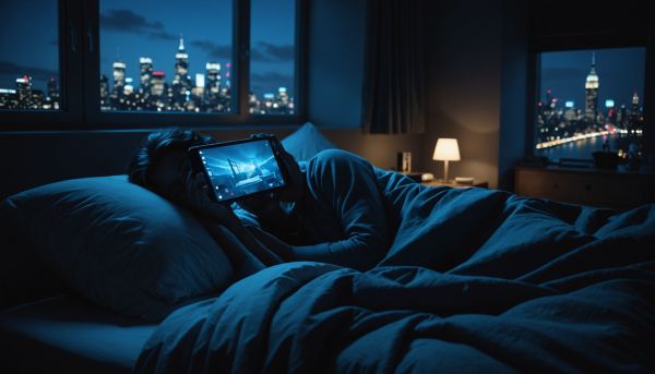 Pourquoi la lumière bleue perturbe la nuit ?